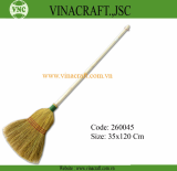 Rice straw broom or household broom with long handle